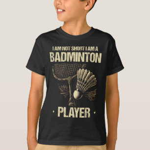 Camiseta No Soy Corto Soy Un Jugador De Badminton Que Se Co