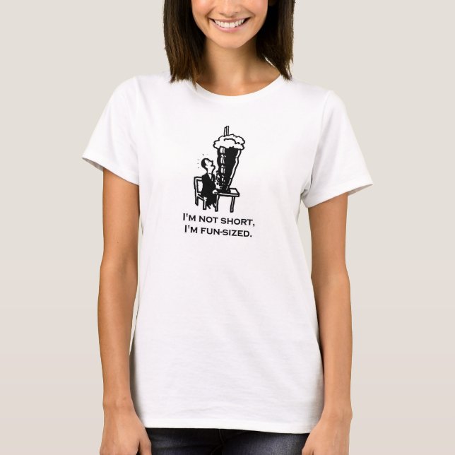 Camiseta No soy corto yo soy diversión clasificada (Anverso)