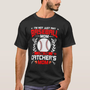 Camiseta No soy cualquier amante del béisbol, mamá, soy la