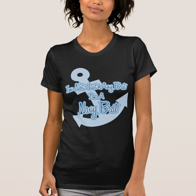 Camiseta No soy cualquier Brat, soy un Brat de la Marina (Anverso)