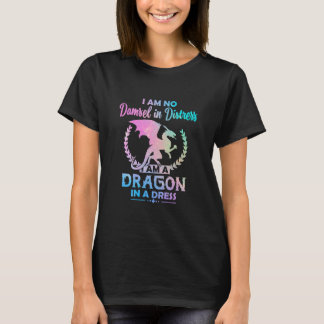 Camiseta No Soy Damsel En Peligro, Soy Un Dragón