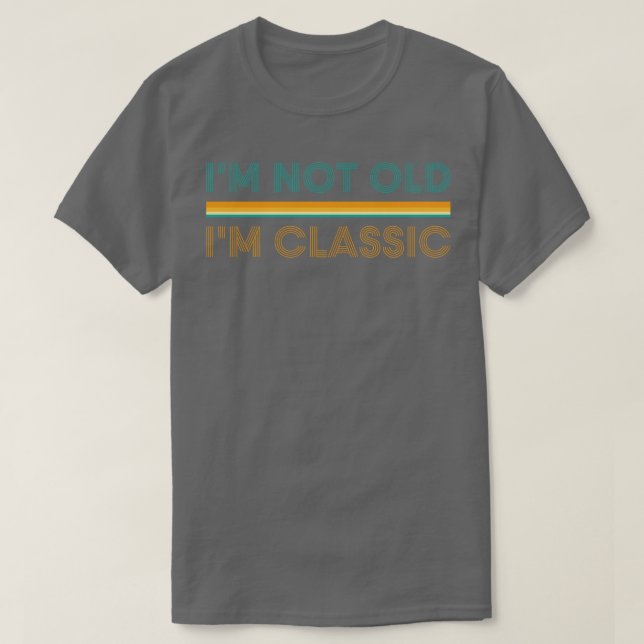 Camiseta No Soy El Antiguo Clásico 3 (Diseño del anverso)