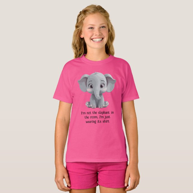 Camiseta No soy el elefante en la habitación (Anverso completo)