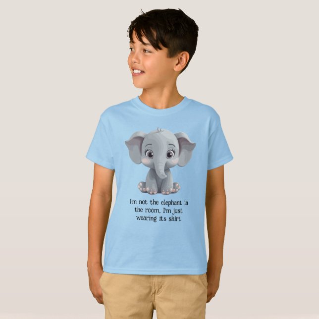 Camiseta No soy el elefante en la habitación (Anverso completo)
