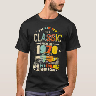 Camiseta No soy el viejo clásico 1970 50º cumpleaños durant