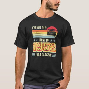 Camiseta No soy el viejo mejor Cassette clásico de 1952