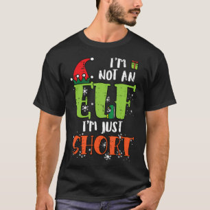 Camiseta No Soy Elf, Sólo Navidades Graciosos Y Cortos Homb