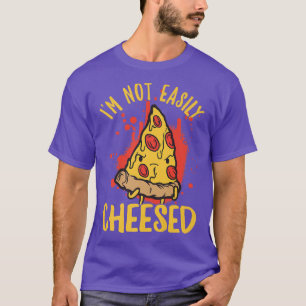 Camiseta No Soy Fácilmente Alegre Pizza Queso Pun 4851664