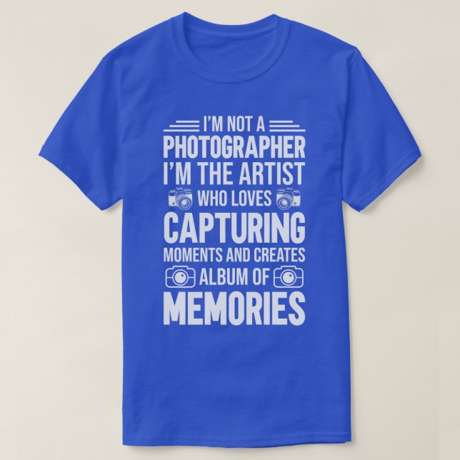 Camiseta No Soy Fotógrafo (Diseño del anverso)