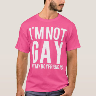 Camiseta No soy Gay Bu My Boyfriend LGBT
