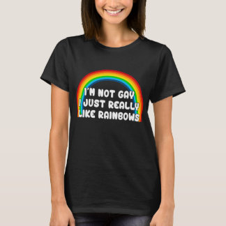Camiseta No Soy Gay, Me Gusta Realmente La Lluvia
