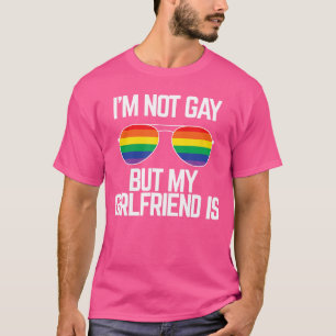 Camiseta No Soy Gay Pero Mi Novia Es Divertida Orgullo Lésb