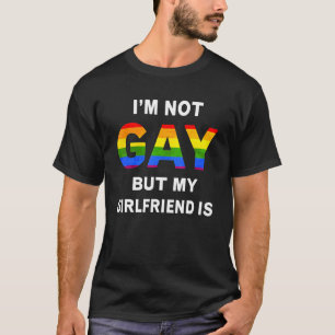 Camiseta No soy gay, pero mi novia es lesbiana de ropa