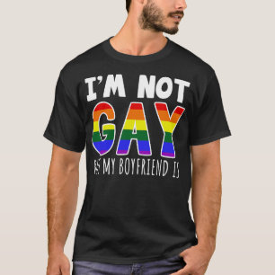 Camiseta No Soy Gay Pero Mi Novio Es