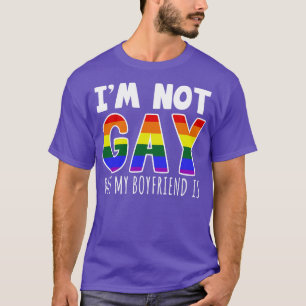 Camiseta No Soy Gay Pero Mi Novio Es