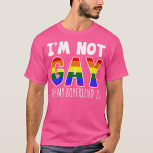 Camiseta No Soy Gay Pero Mi Novio Es