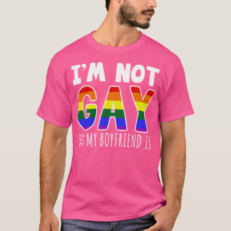 Camiseta No Soy Gay Pero Mi Novio Es