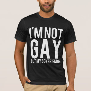 Camiseta No soy gay pero mi novio es