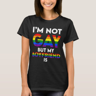 Camiseta No soy gay, pero mi novio es la pareja gay G