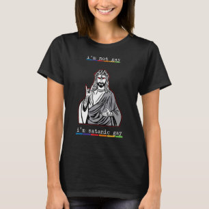 Camiseta No soy gay, soy Jesu homosexual gay satánico