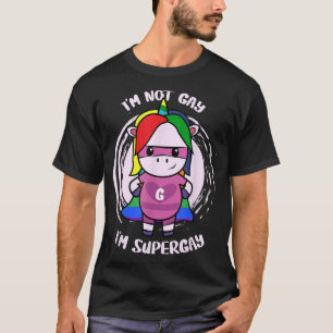 Camiseta No soy gay, soy súper gay, es gracioso mes del org