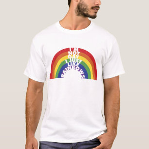 Camiseta No soy gay, yo apenas tengo gusto de los arco iris