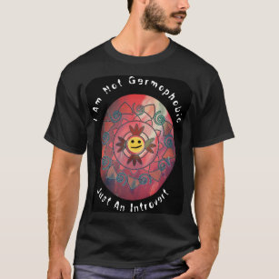 Camiseta No soy germofóbico, solo un introvertido
