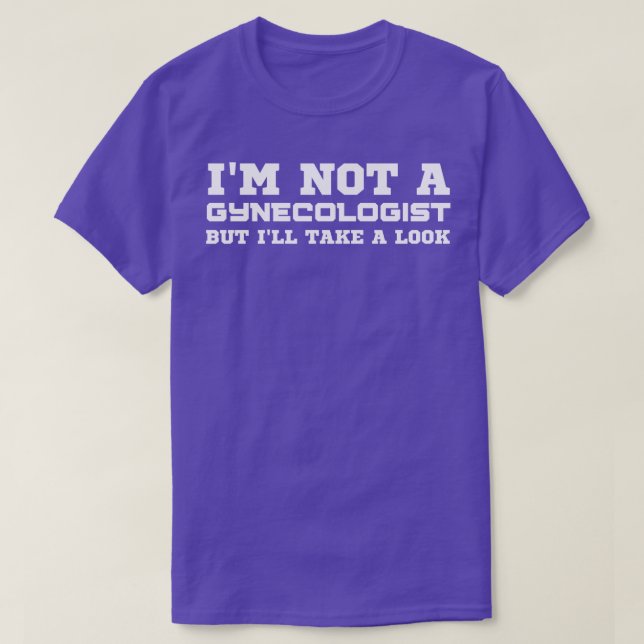 Camiseta No Soy Ginecólogo (Diseño del anverso)