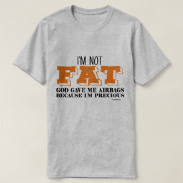 Camiseta No soy gorda - bolsas de aire
