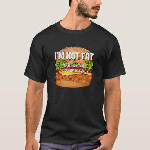 Camiseta No soy gorda, estoy embarazada con el bebé de Chee