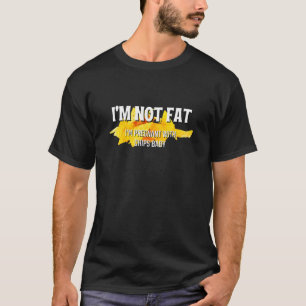 Camiseta No soy gordo, estoy embarazada con los bebés, el a