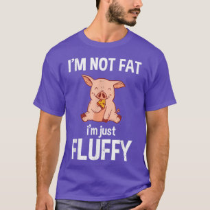 Camiseta No soy gordo, solo soy un canto de cerdo gracioso