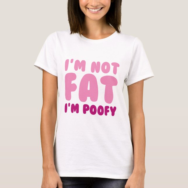 Camiseta No soy gordo, soy desagradable (Anverso)