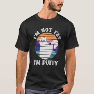 Camiseta No soy gordo, soy un gato blanco.