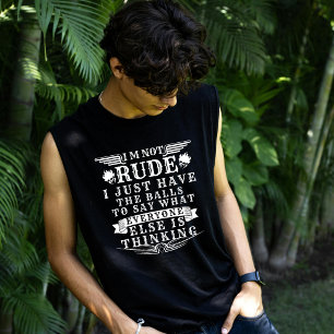 Camiseta No Soy Grosero Solo Tengo Los Cojones Para Decir