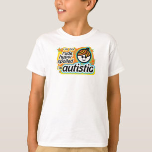 Camiseta No soy grosero… Soy autístico