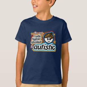 Camiseta No soy grosero… Soy autístico (boy2)