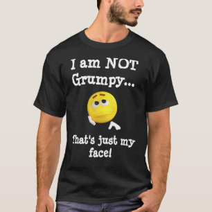 Camiseta No soy gruñón… que es apenas mi cara