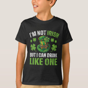 Camiseta No soy irlandés pero puedo beber como uno en St Pa