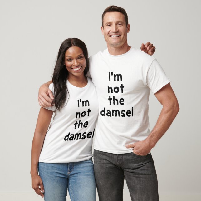 Camiseta No soy la damisela (Unisexo)
