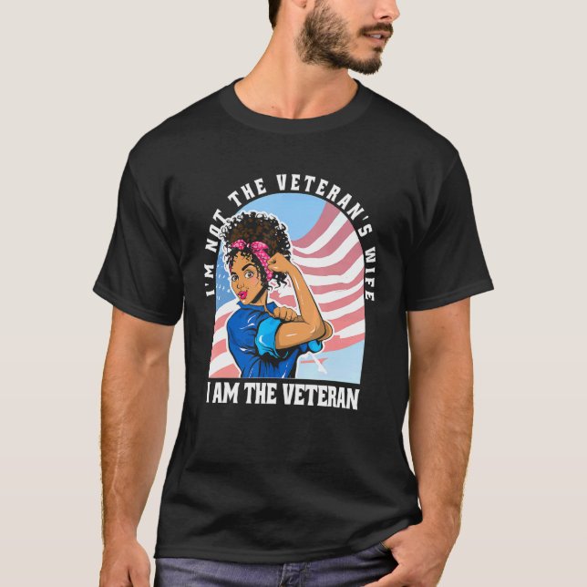 Camiseta No soy la esposa del veterano, soy el veterinario  (Anverso)