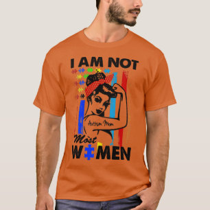 Camiseta No Soy La Mayoría De Las Mujeres Autismo Mamá