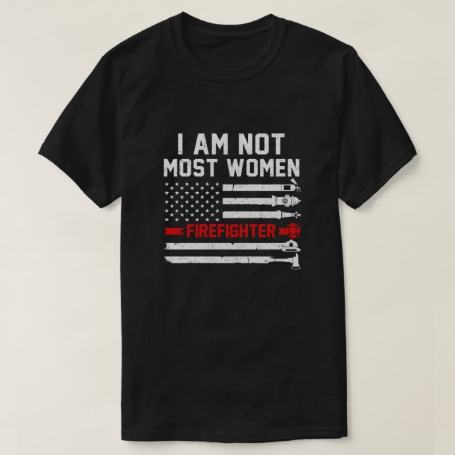 Camiseta No Soy La Mayoría De Las Mujeres Que Bombardean Re (Diseño del anverso)