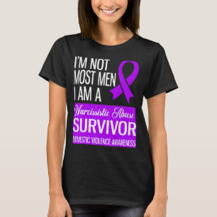 Camiseta No soy la mayoría de los hombres soy un sobrevivie
