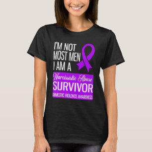 Camiseta No soy la mayoría de los hombres, soy un supervivi