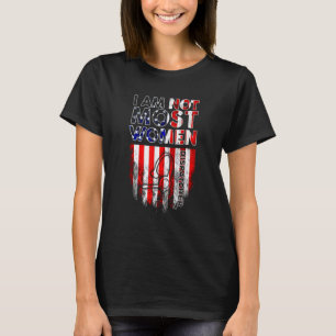Camiseta No Soy La Mayoria De Mujeres Bandera Americana Fel