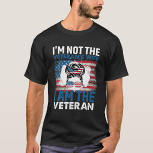 Camiseta No soy la mujer militar veterinaria