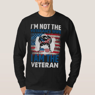 Camiseta No soy la mujer militar veterinaria