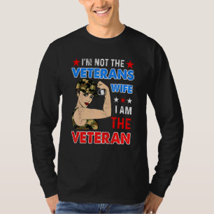 Camiseta No Soy La Mujer Veterana Soy El Veterano Estadouni
