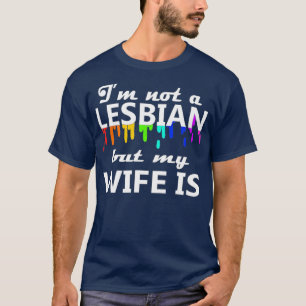 Camiseta No Soy Lesbiana Pero Mi Esposa Es Una Boda LGBT Pa